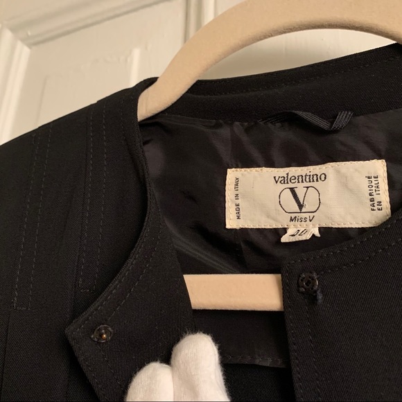 ๐จSOLD Miss V Valentino *Made in Italy* Wool Jacket EVC - Picture 9 of 14